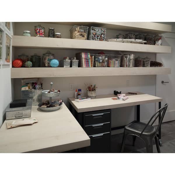 5 ft. x 12 ft. Laminate Sheet in Planked Raw Oak with Premiumfx Pure Grain Finish