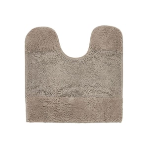Granada Collection 20 in. x 20 in. Brown 100% Cotton Contour Bath Rug