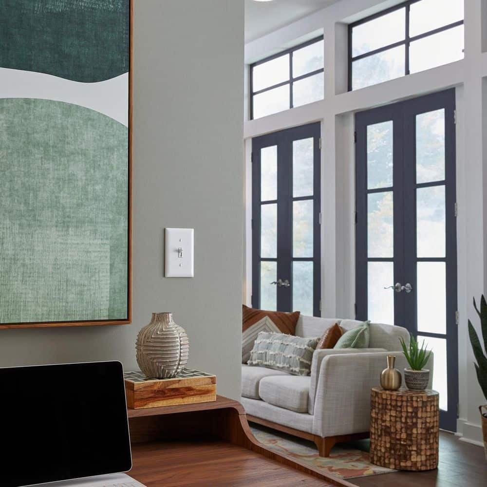 White Matte Advanced LED Dimmer Switch, Single-Pole/3-Way
