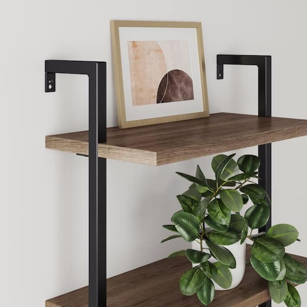 A & B Home Black 39-Inch Free Standing Shelf 45107