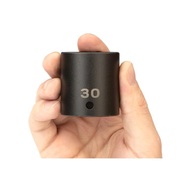 TEKTON 1/2 in. Drive x 30 mm 6-Point Impact Socket SID22130 - The