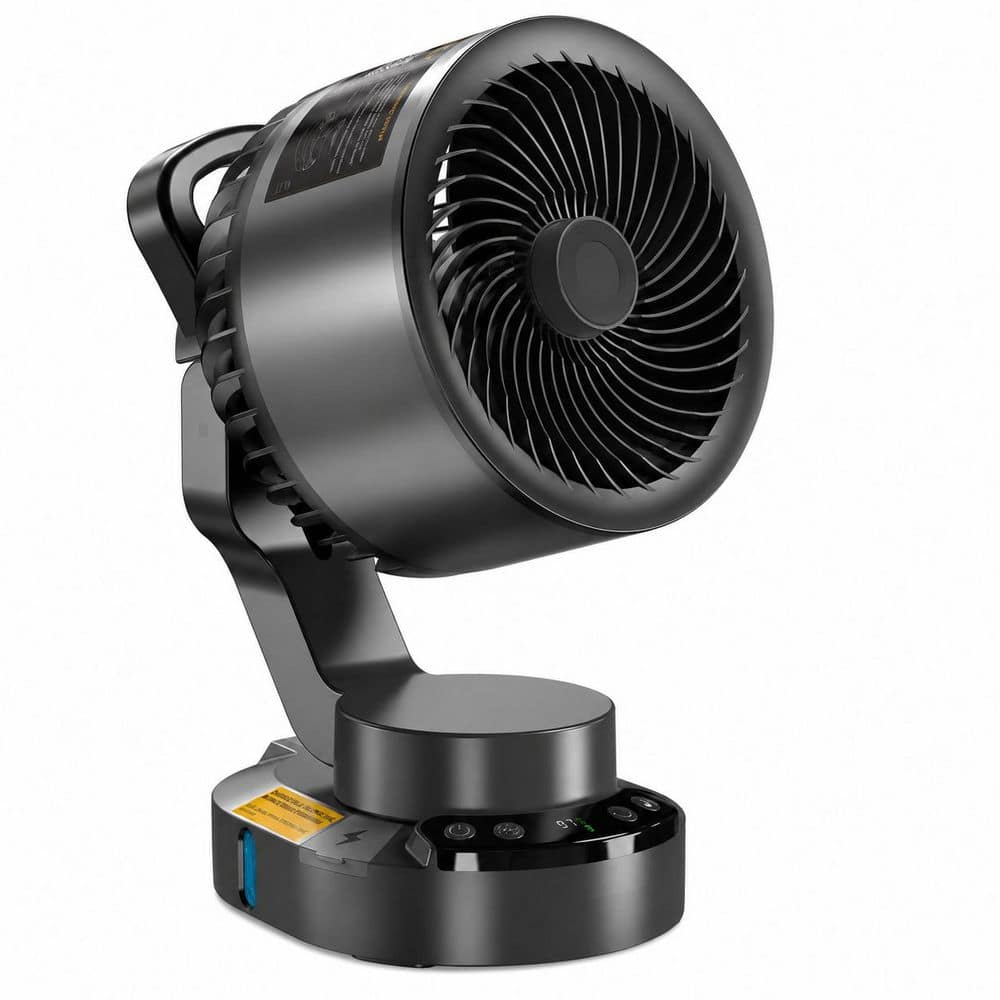 600 ml Black Plastic Portable Misting Table Fan with Oscillation and Tilt for Indoor Outdoor Cooling price history on PriceWatchPro