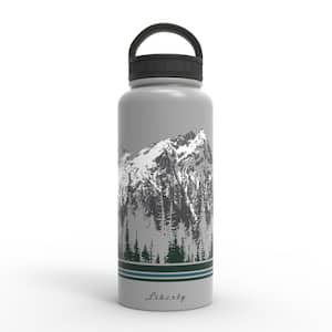 32 oz. Ascent Charcoal Insulated Stainless SteelWater Bottle with Threaded Lid
