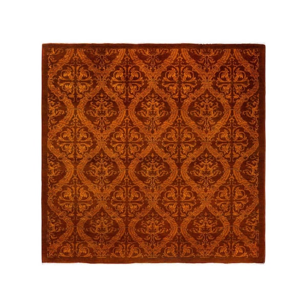 Overdyed Gold 6 ft. x 9 ft. Solid Wool Indoor Area Rug