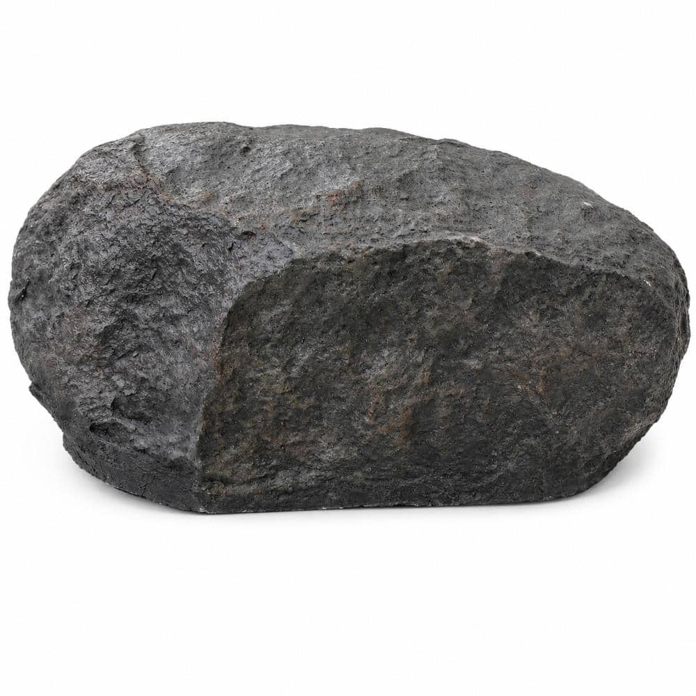 Artificial Rock Cover – Weather-Resistant Fiberglass Garden Landscape Utility Concealer Slate Gray Finish, Cobble price history on PriceWatchPro