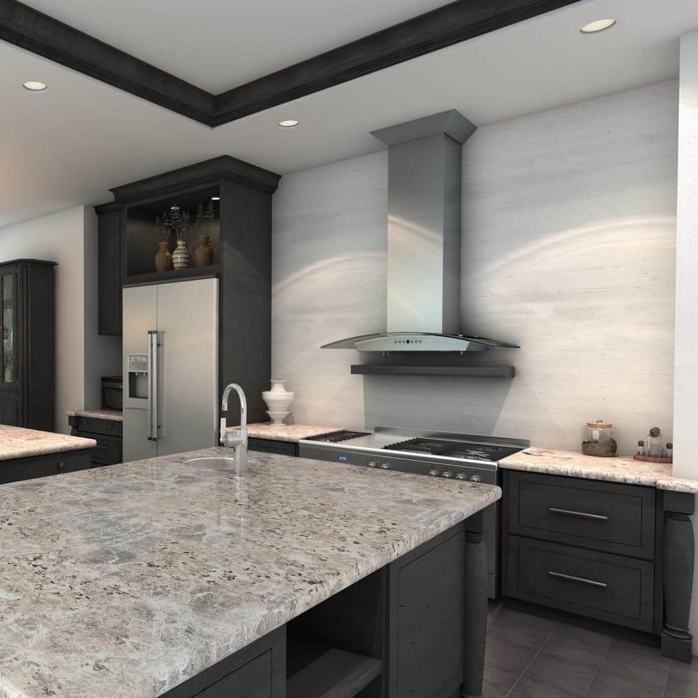 30" Stainless Steel Convertible Wall Mount Range Hood