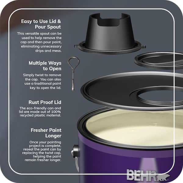 BEHR MARQUEE - 1 gal. #N340-6 Sorrel Leaf One-Coat Hide Eggshell Enamel Interior Paint & Primer