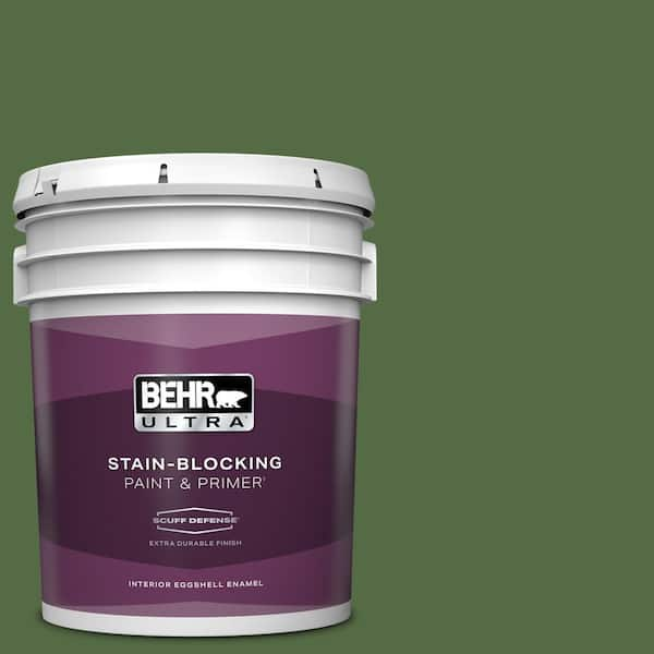 BEHR ULTRA 5 gal. #430D-7 Pacific Pine Extra Durable Eggshell Enamel Interior Paint & Primer