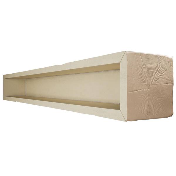 Ekena Millwork Timberthane 4 in. x 6 in. x 18 ft. 3-Sided (U