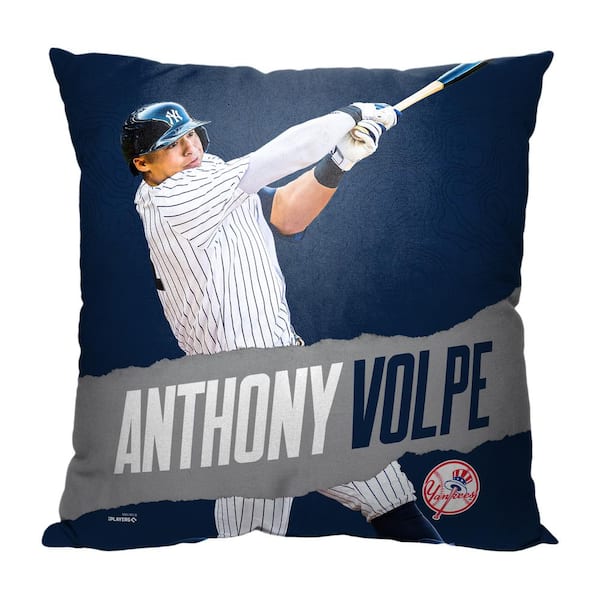 THE NORTHWEST GROUP MLB Yankees 23 Anthony Volpe Printed Polyester Throw Pillow 18 X 18