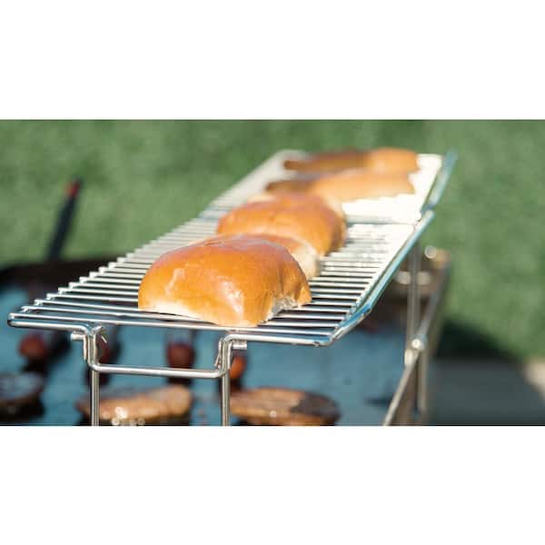 New and Improved Griddle Warming Rack Steel Yukon Glory Easily Clips On Compatible with Blackstone 36 Inch Griddles Renewed 