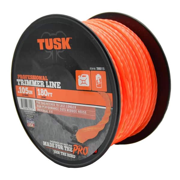 .105 in. x 180 ft. Large Spool, Universal Fit Pro Grade Replacement Twisted Trimmer Line