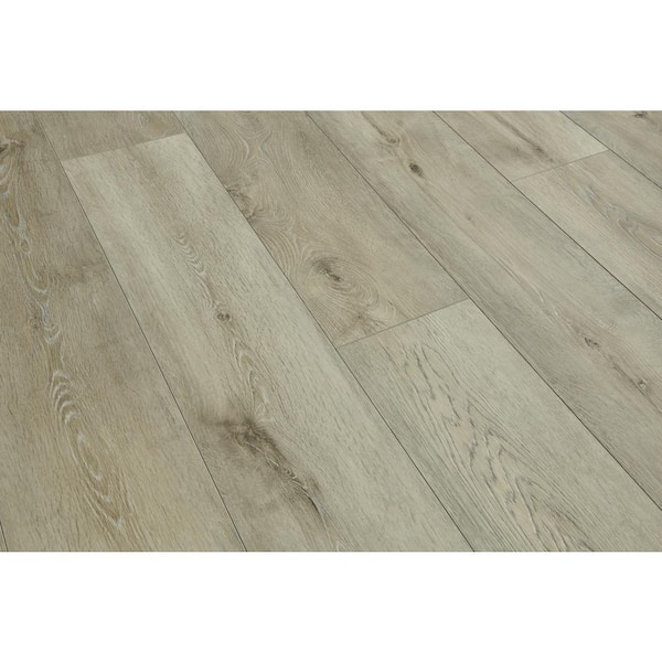 Bruce Enlightened Earth Coastal Interior 12-mm T x 8-in W x 48-in L Waterproof Wood Plank Laminate Flooring (15.94-sq ft / Carton)