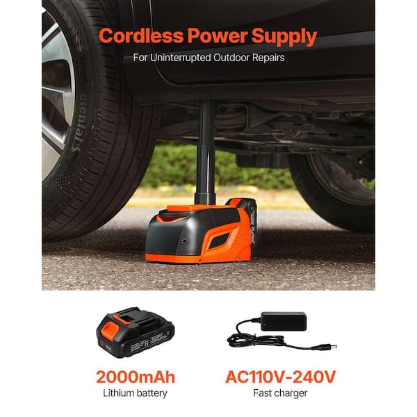 SKYSHALO Electric Car Jack, 5 Tons /11000 lbs., Adjustable