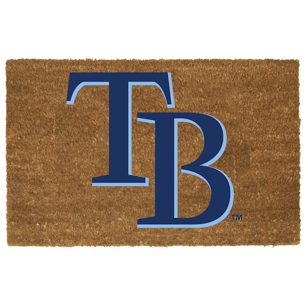 Tampa Bay Devils 19.5 in. x 29.5 in. Coir Fiber Colored Logo Door Mat