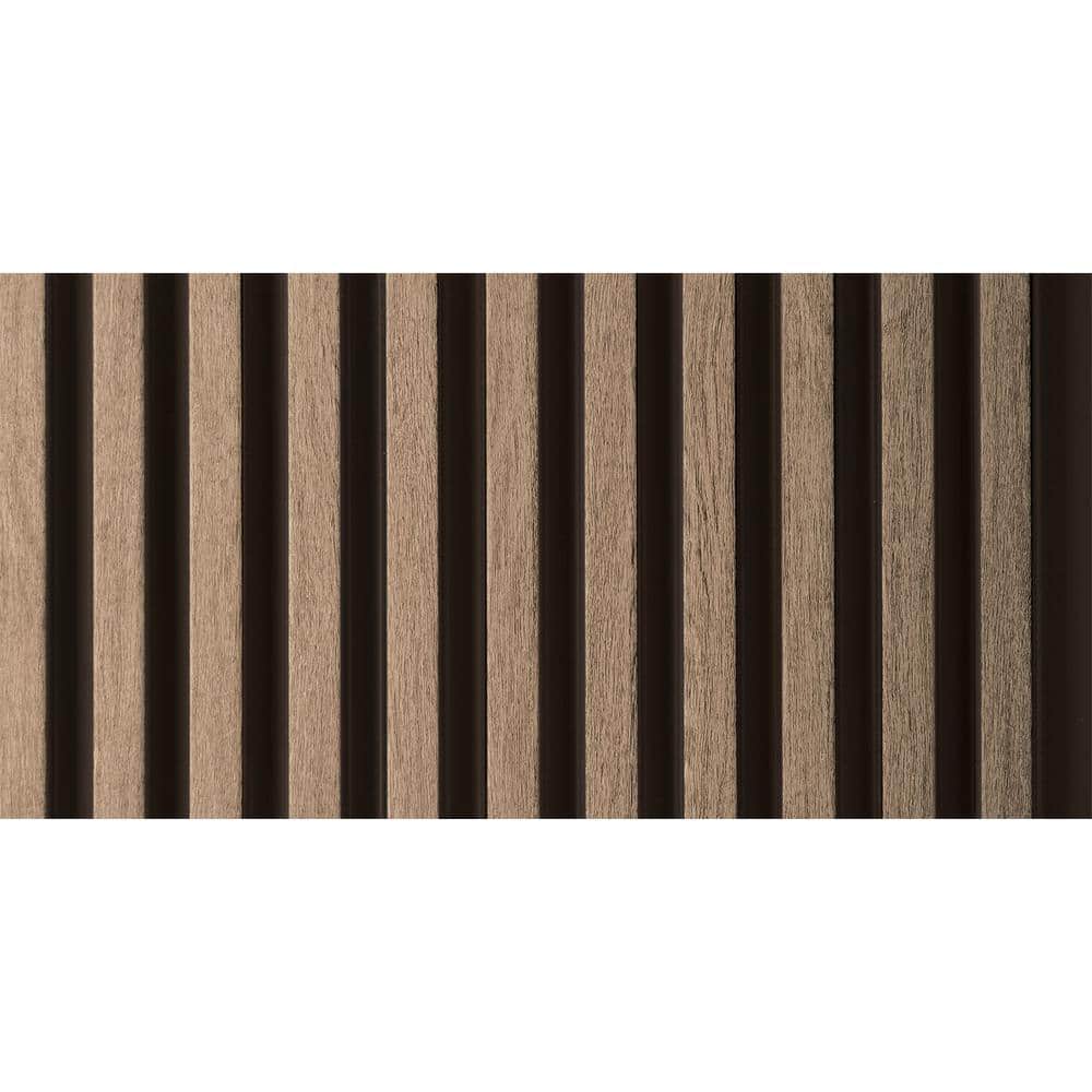 Ash 9.5" x 112" 3D Water Resistant Wood Wall Panels