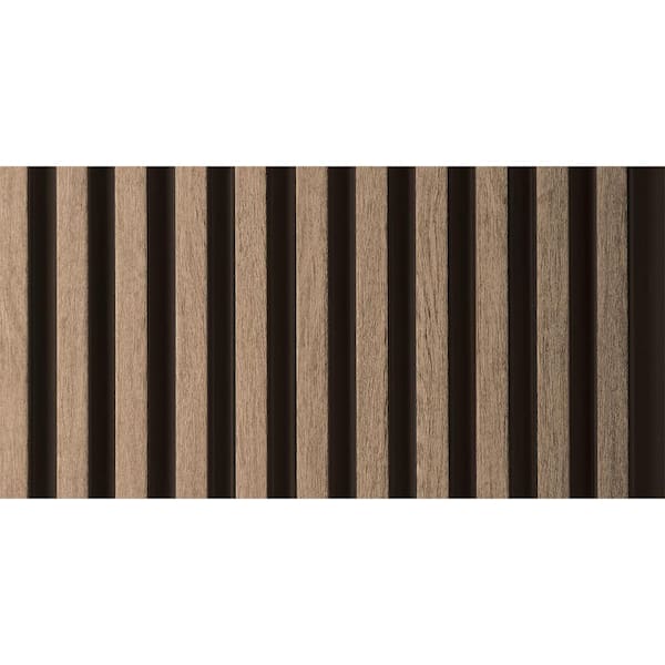 Medium Slats 1/2 in. x 0.79 ft. x 7.8 ft. Ash Glue-Up Decorative Foam Wood Slat Wall Panel (10-Pack)/62.25 sq.ft.