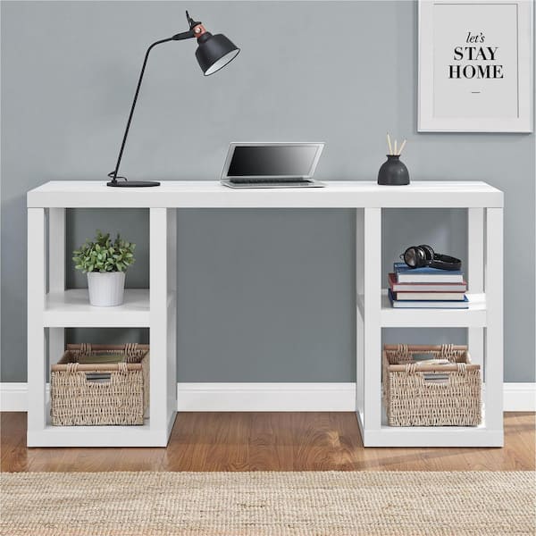 Ameriwood white deals desk