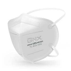 10-Pack N95 Mask Respirator, NIOSH Approval # TC-84A-9315 White (Headband H95W White) V2
