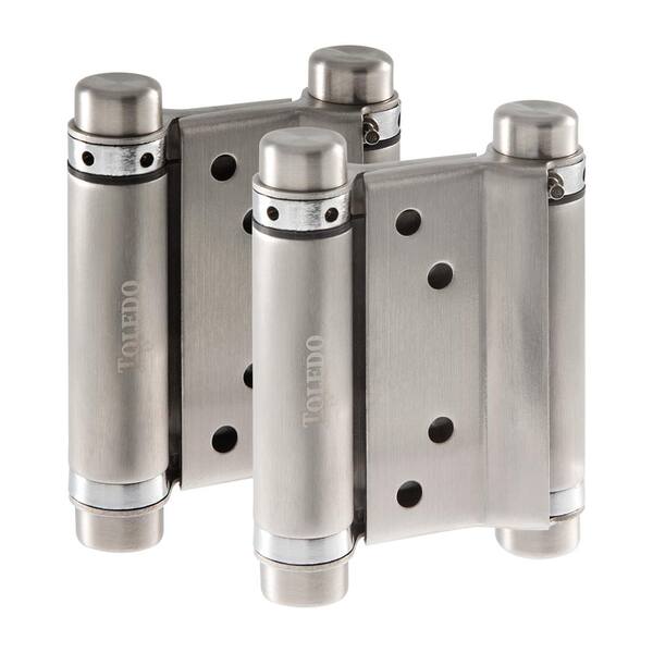 TOLEDO Double Action stainless steel Hinges of 4 in.