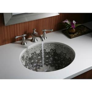 Revival 8 in. Widespread 2-Handle Low-Arc Water-Saving Bathroom Faucet in Vibrant Brushed Nickel