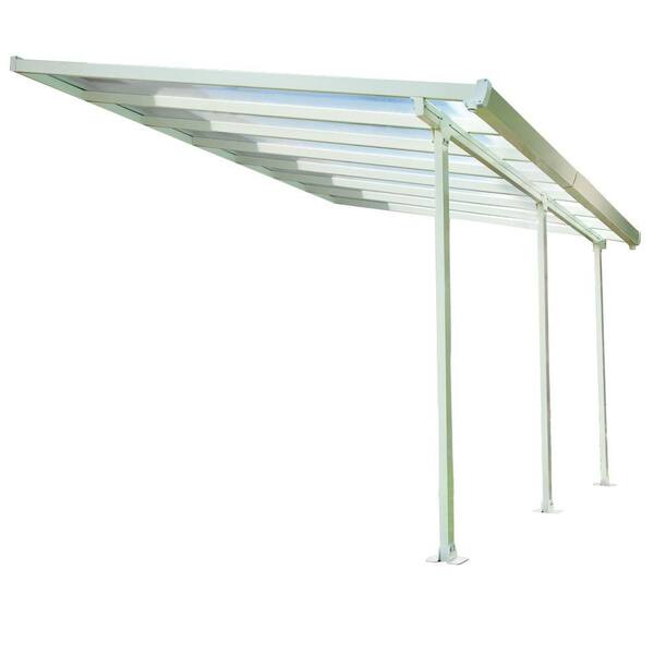 Palram 10 ft. x 14 ft. Aluminum and Polycarbonate Patio Cover-DISCONTINUED