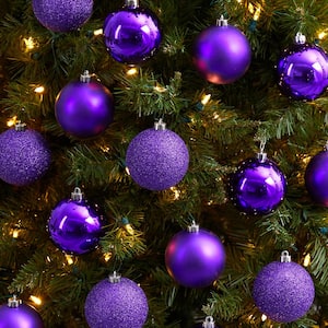 Purple - Christmas Ornaments - Christmas Tree Decorations - The ...