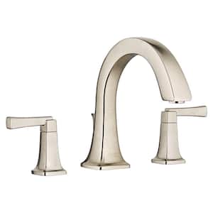 Townsend 2-Handle Deck-Mount Roman Tub Faucet for Flash Rough-in Valves in Brushed Nickel