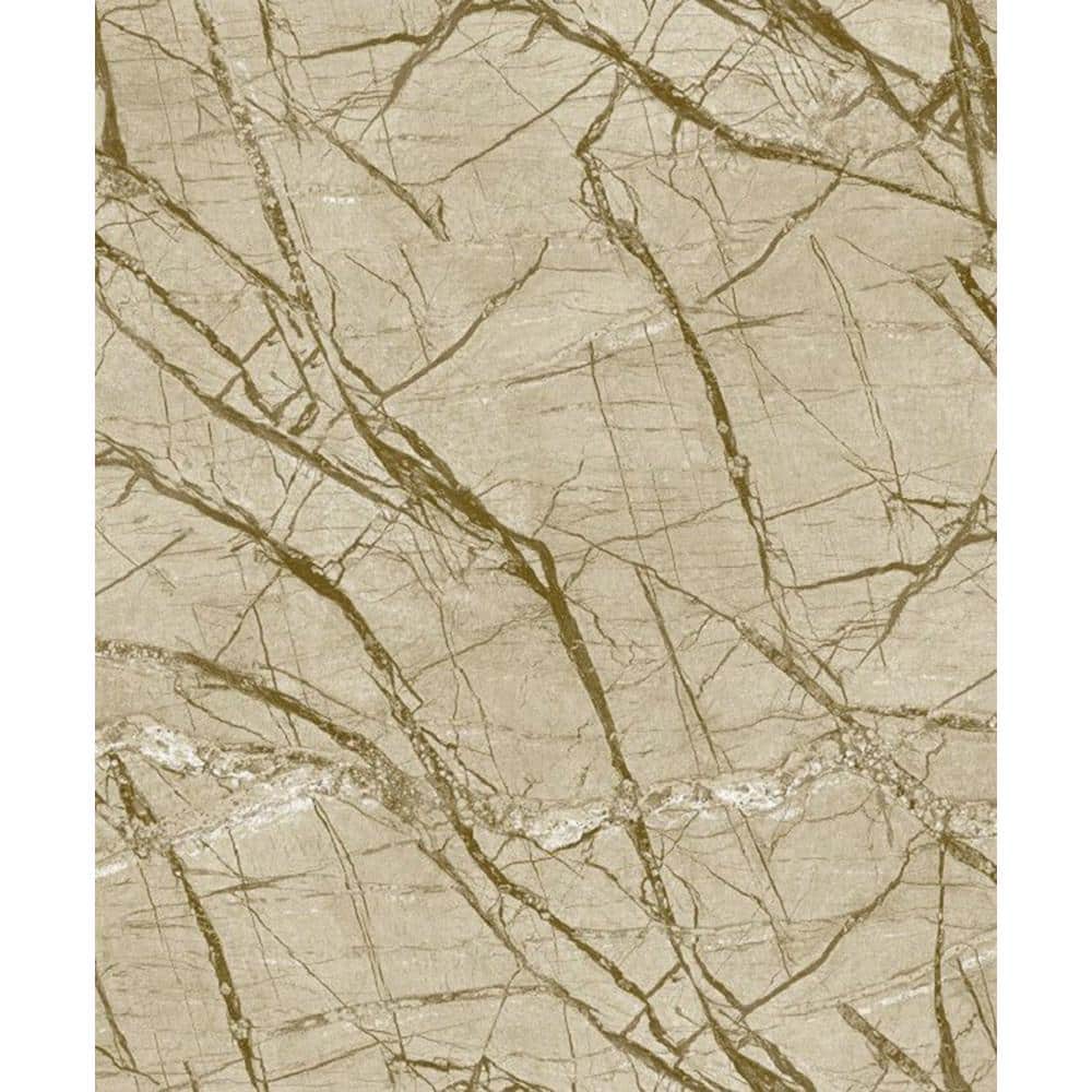 Falkirk Ophia Random Light Brown, Grey Vinyl Peelable Roll (Covers 57 sq. f