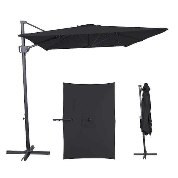 11 rectangular patio umbrella California Umbrella 11' x 8' Rectangular Market Umbrella; Forest Green