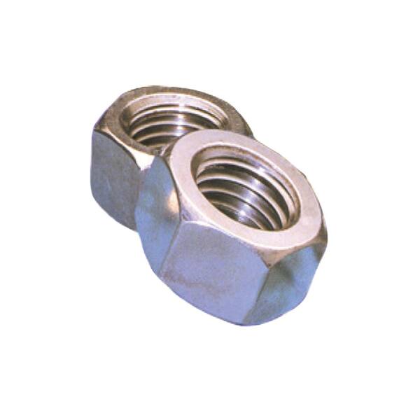 Unbranded 1/4 in. - 20 TPI Zinc-Plated Nylon Locking Hex Nut (100-Pack)