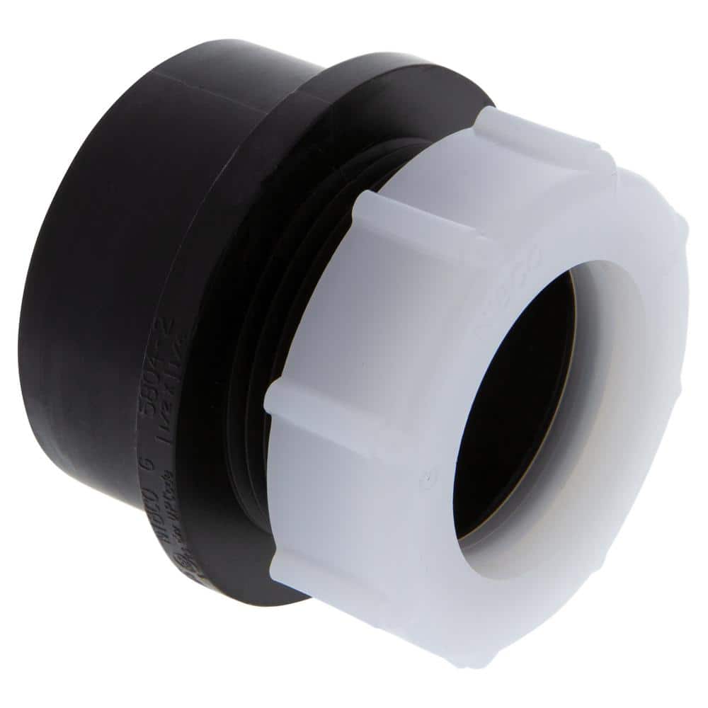 NIBCO 1-1/2 in. x 1-1/4 in. ABS DWV Spigot x Slip-Joint Street