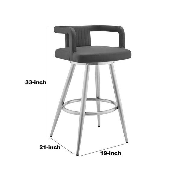 28 inch discount metal bar stools