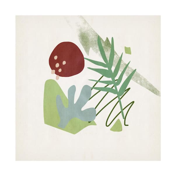 Trademark Fine Art "Grassland II" by Melissa Wang Hidden Frame Art Print 18 in. x 18 in.