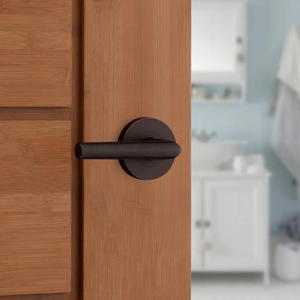Milan Venetian Bronze Privacy Bed/Bath Door Handle