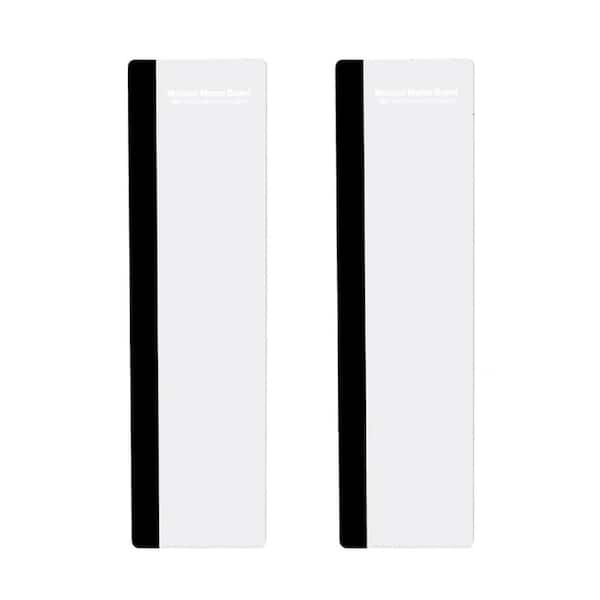 Office Desk Accessories Computer Monitor Memo Board Transparent Acrylic Side Panel Sticky Note Board 2-Pieces