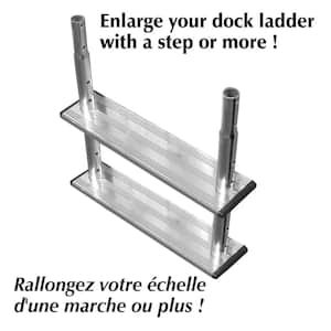 Add-On Step for Aluminum Dock Ladder