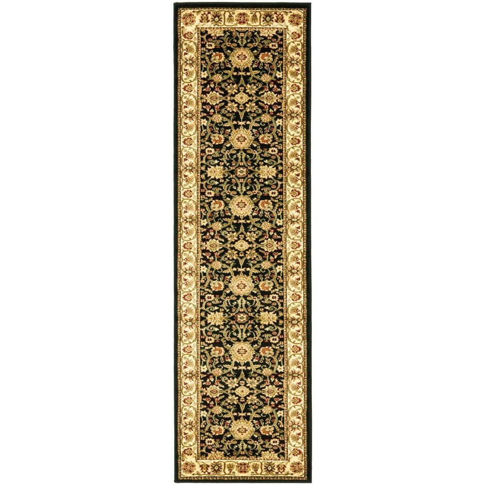 Multi/Ivory Floral Hand-Knotted Synthetic Small Rug