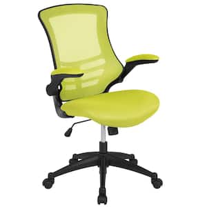 Mesh Swivel Mid-Back Desk Chair in Green