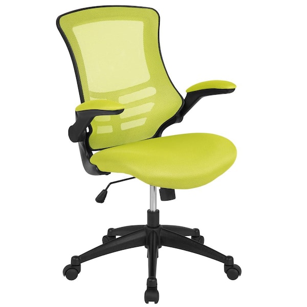 Carnegy Avenue Mesh Swivel Mid-Back Desk Chair in Green CGA