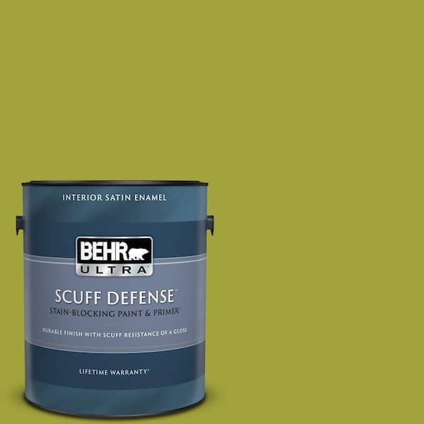 BEHR ULTRA 1 gal. #S-H-400 Rolling Hills Extra Durable Satin Enamel Interior Paint & Primer