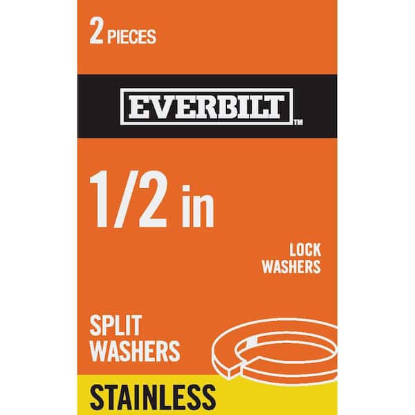 1/2 in. Stainless Steel Lock Washer (2-Pack)