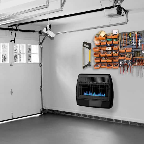 Dyna Glo 30 000 Btu Blue Flame Vent Free Thermostatic Garage Heater G30dtdg 4 Dyna Glo 30 000 Btu Blue Flame Vent, Natural Gas Heater For Garage Ventless