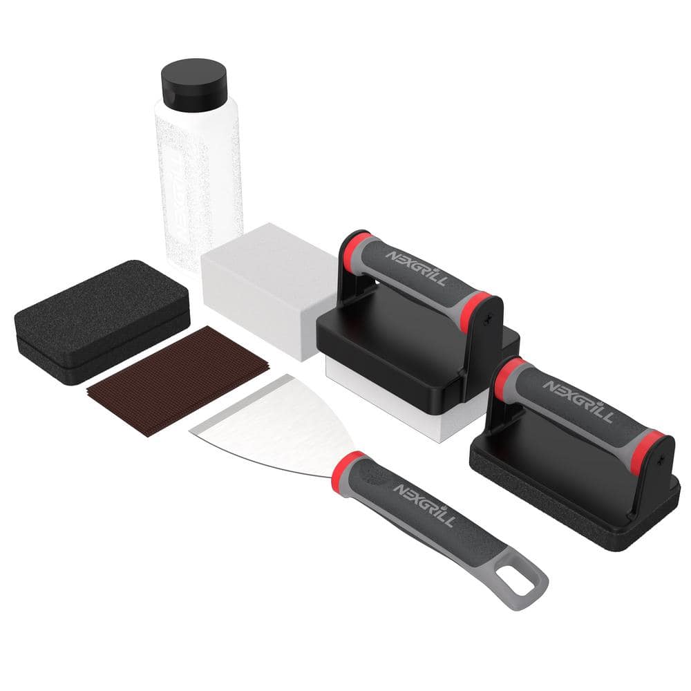 Nexgrill Daytona Outdoor Kitchen Griddle Cleaning Kit 12-Piece Set