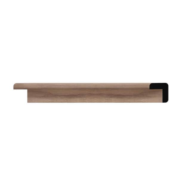 Ekena Millwork WM206 0.75 in. D x 0.75 in. W x 6 in. L Wood (Walnut) Chair Rail Sample