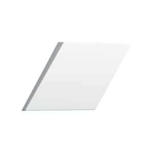 1-1/8 in. x 1/2 ft. x 7/8 ft. Rombus Primed White Polyurethane Decorative 3D Wall Paneling (3-Pack)