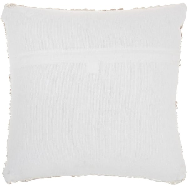 Mina Victory Lifestyles Beige 20 in. x 20 in. Throw Pillow 076030