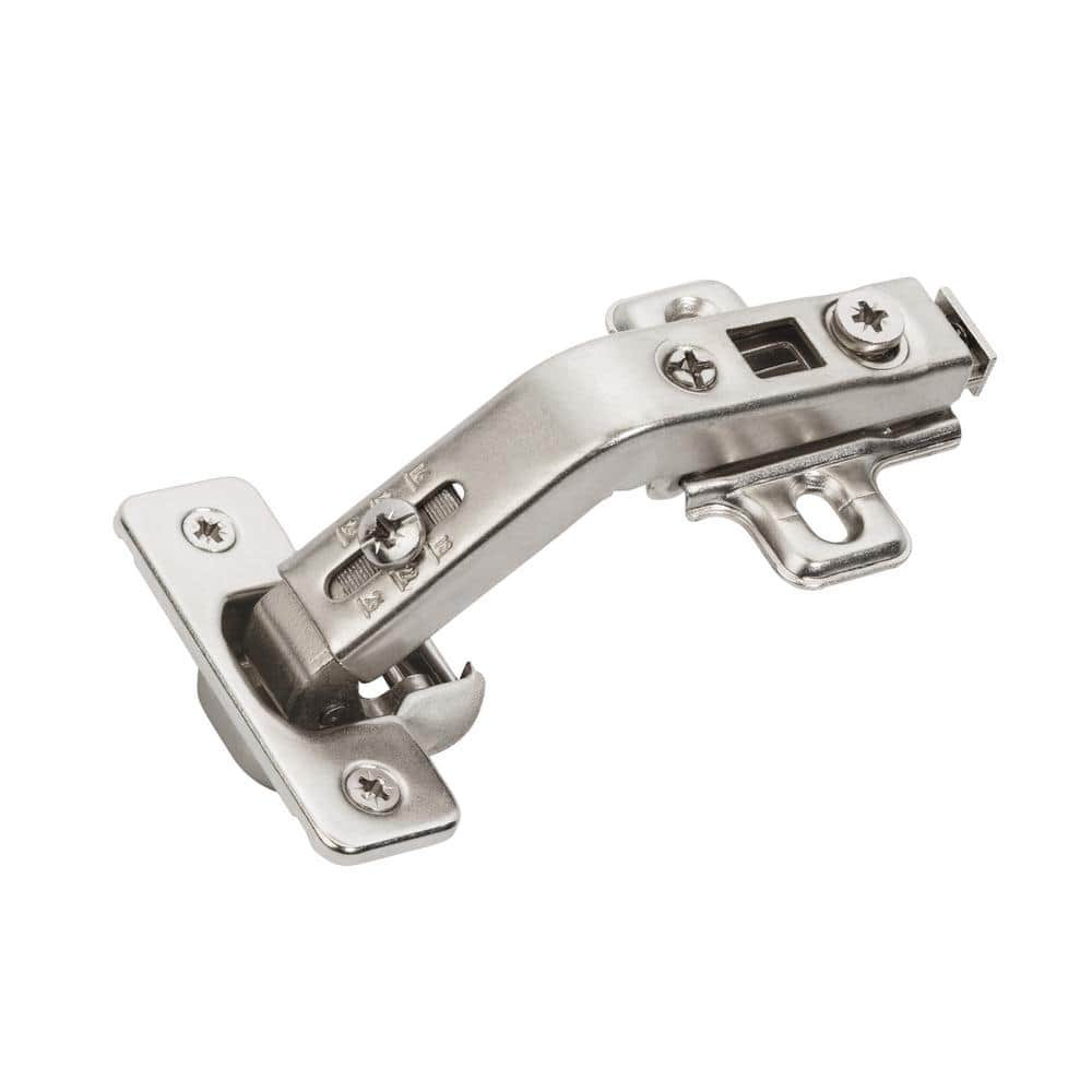 Nickel 135 Degree Lazy Susan Bi-Fold Door Concealed Cabinet Hinge