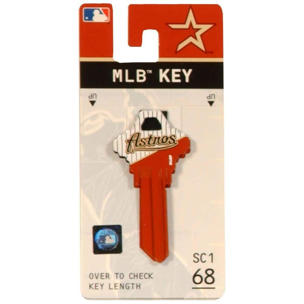 Hillman Houston Astros Metal Silver Decorative Key  