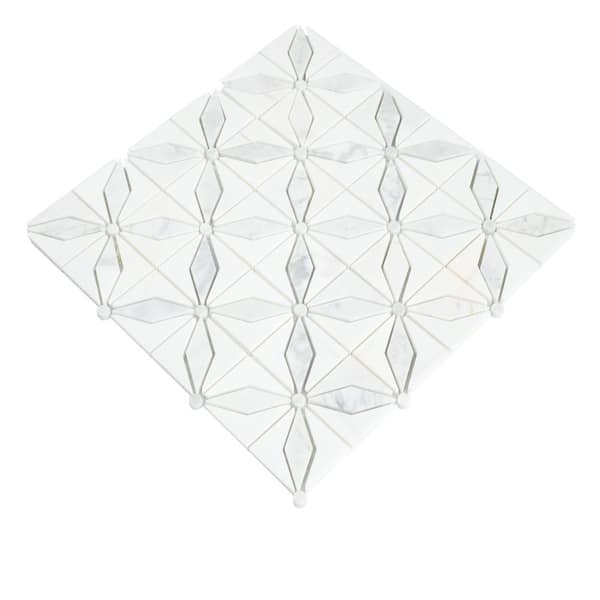 Style meets sophistication with the Scarlet Soft White Tile